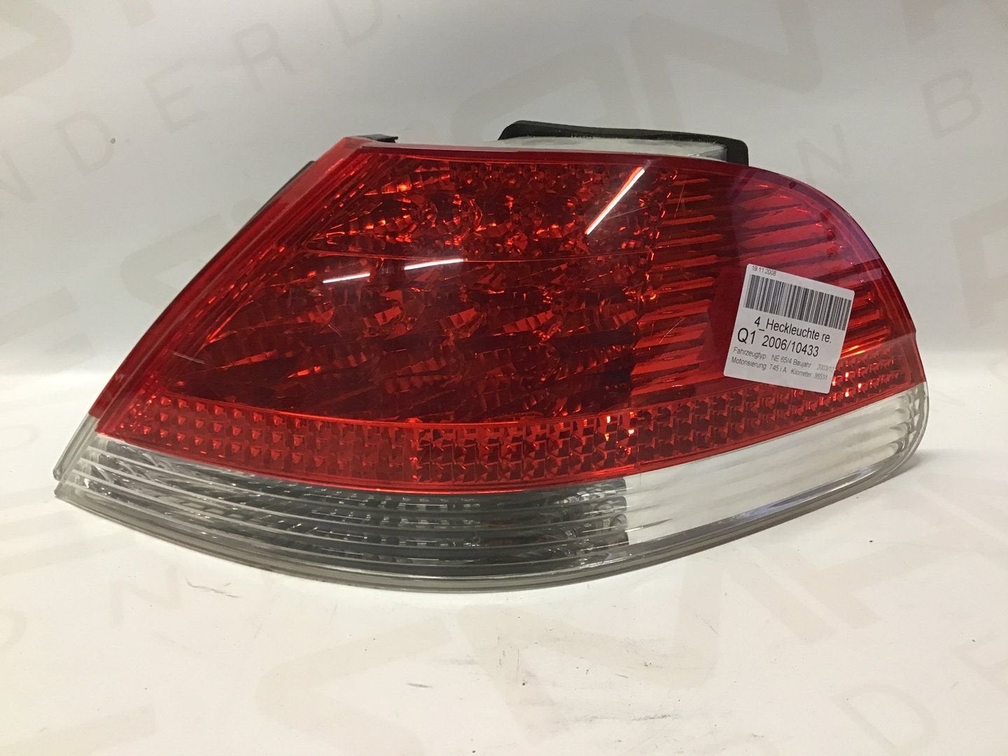 Achterlicht rechts BMW E65 632169142869, Auto-onderdelen, Gebruikt, -, -, Ophalen of Verzenden