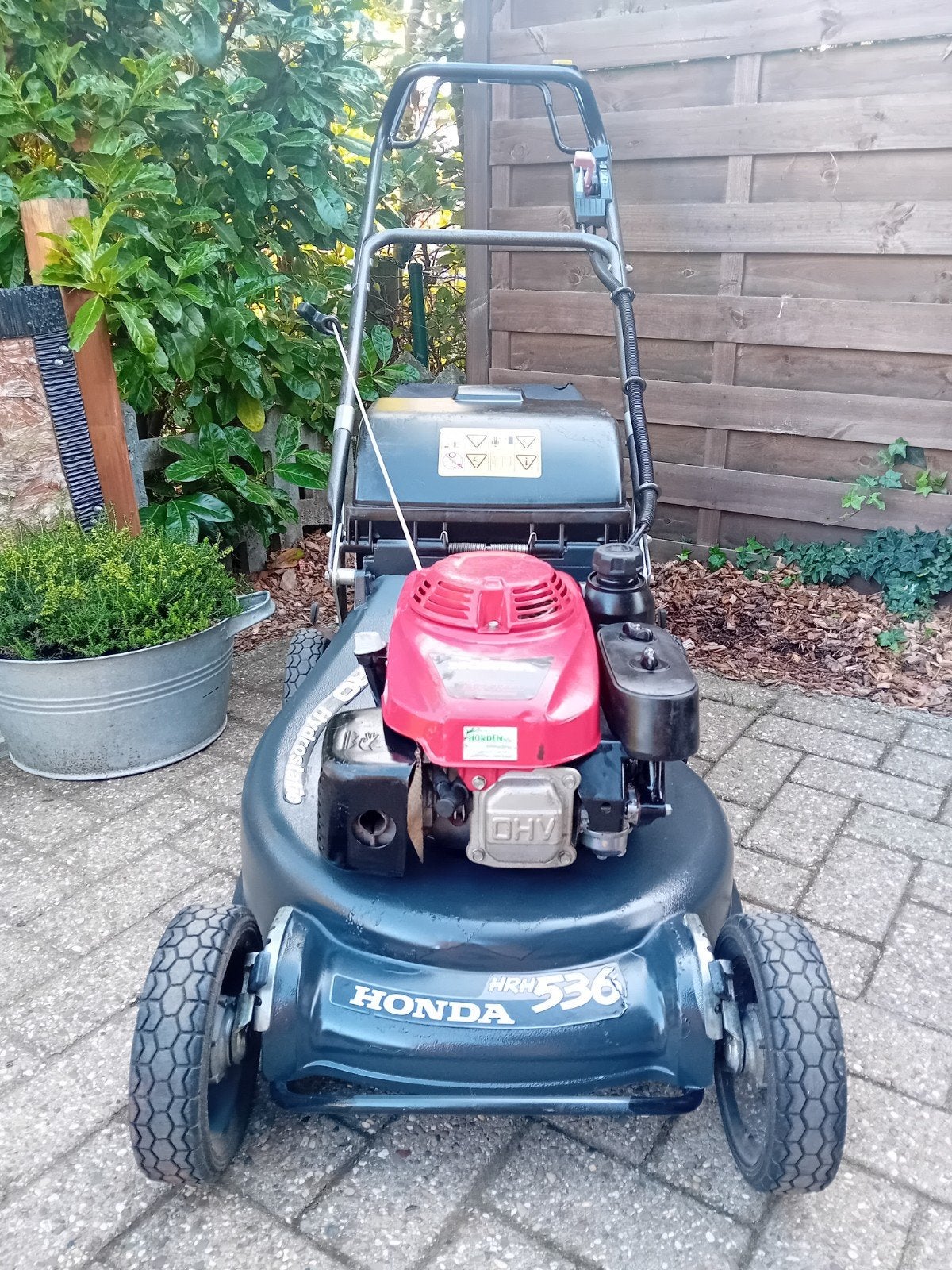 tondeuse à gazon Honda HRH536, Enlèvement, Vitesses