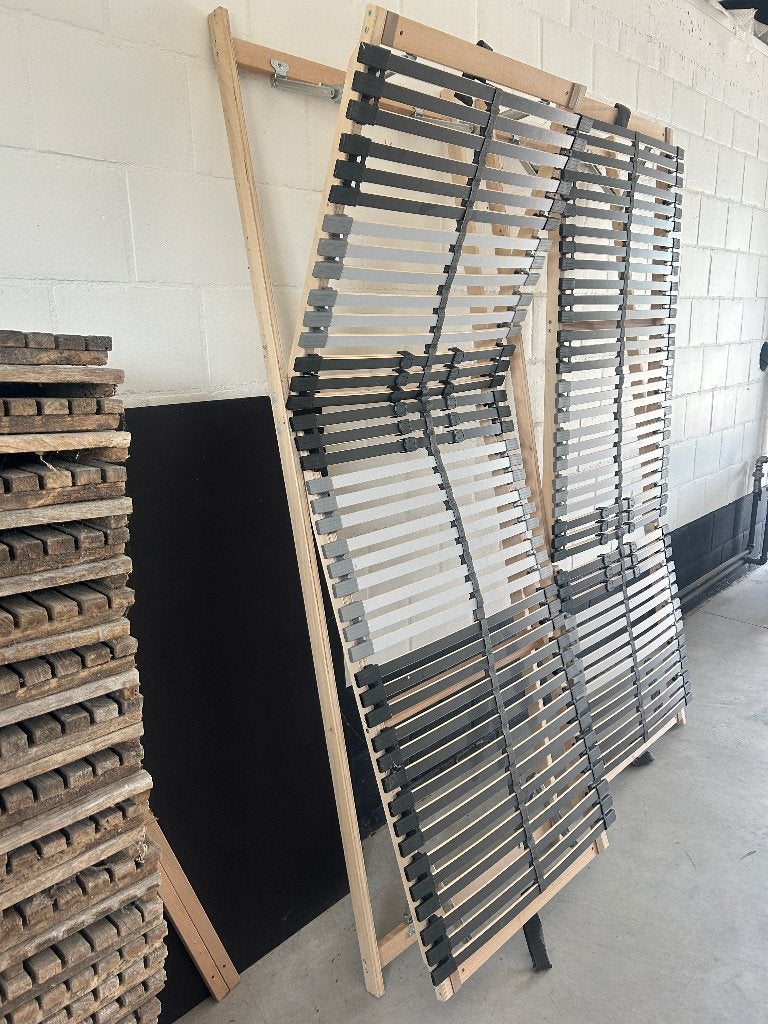 Lattenbodem verstelbaar 2x 70/200 (voor een bed van 140/200), Huis en Inrichting, Ophalen, Tweepersoons, 140 cm, Zo goed als nieuw