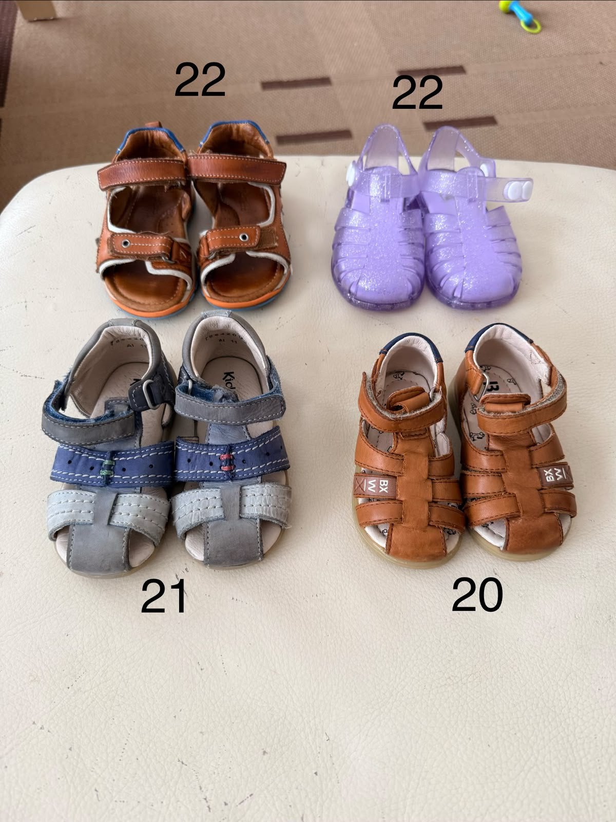 Chaussures pour enfants de différentes tailles, Enlèvement ou Envoi, Comme neuf, Garçon ou Fille, Bottines