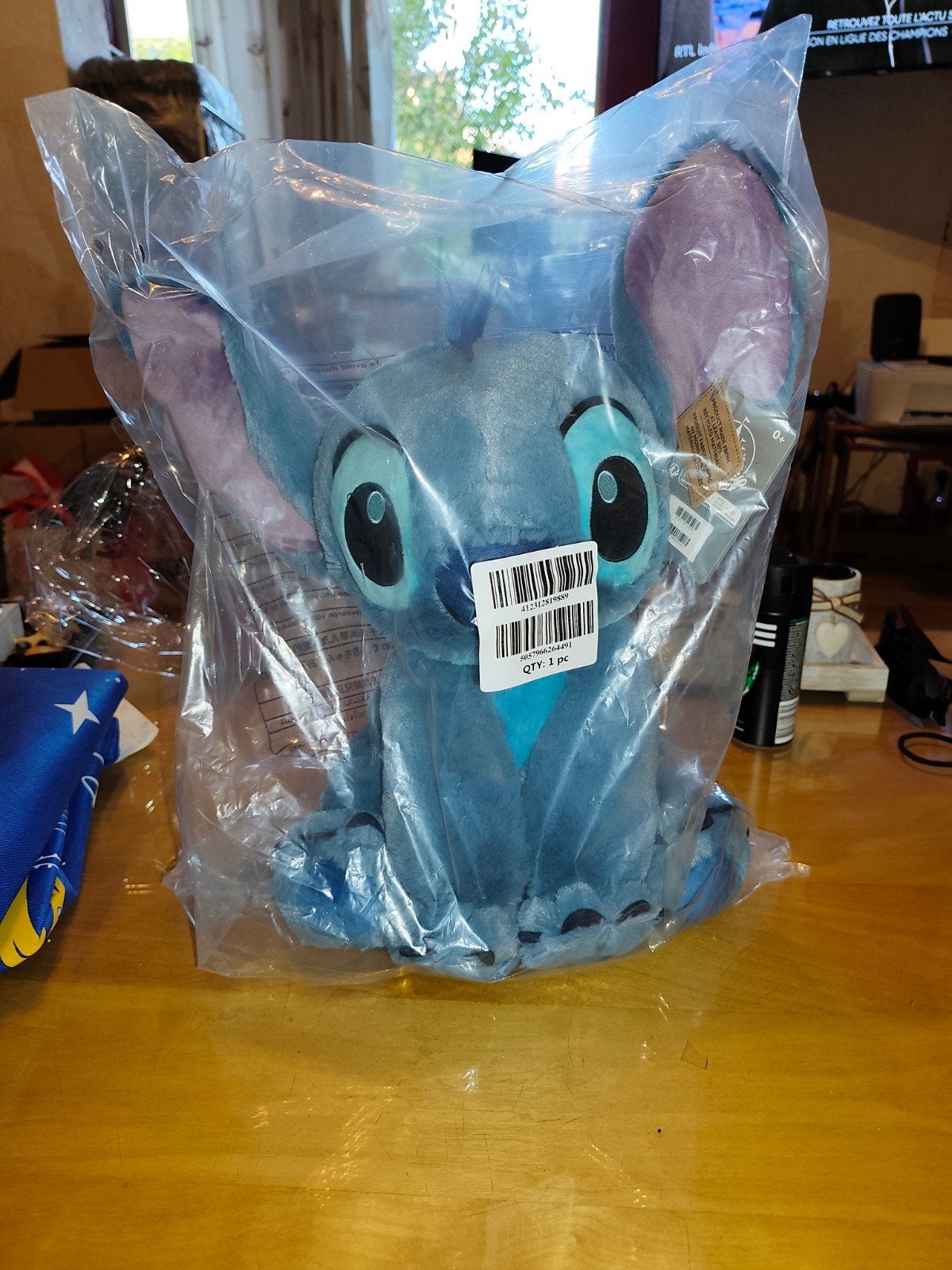 Grande peluche Stitch (40cm), Avec étiquette, Disney, Autres marques, Autres types