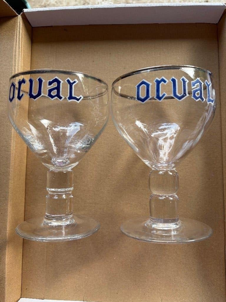 Orval (2 verres), Enlèvement ou Envoi, Utilisé, Verre ou Verres, Autres marques