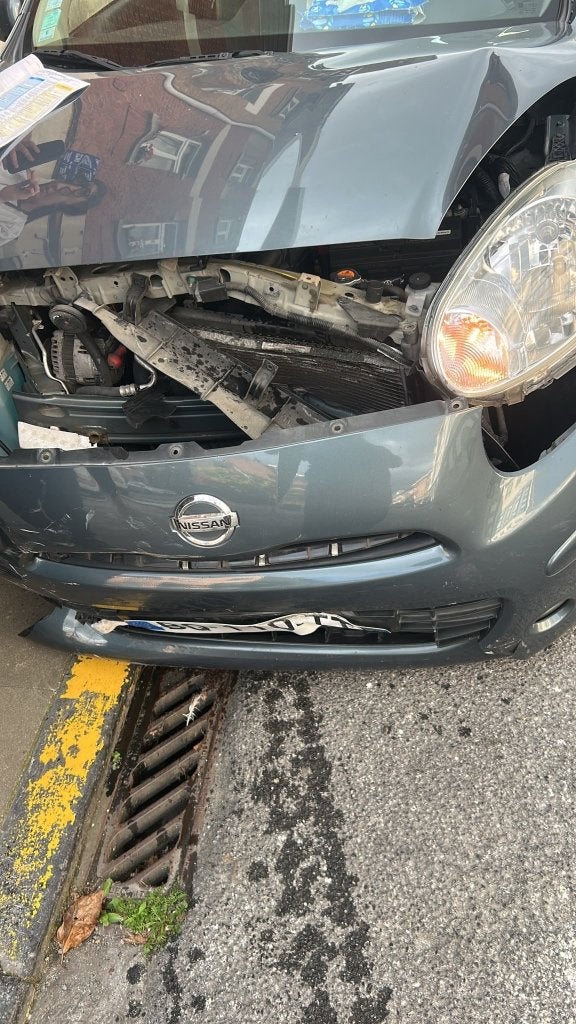 Nissan Micra pour pièces, accidentée, Auto's, Stof, Zwart, Micra, 5 deurs