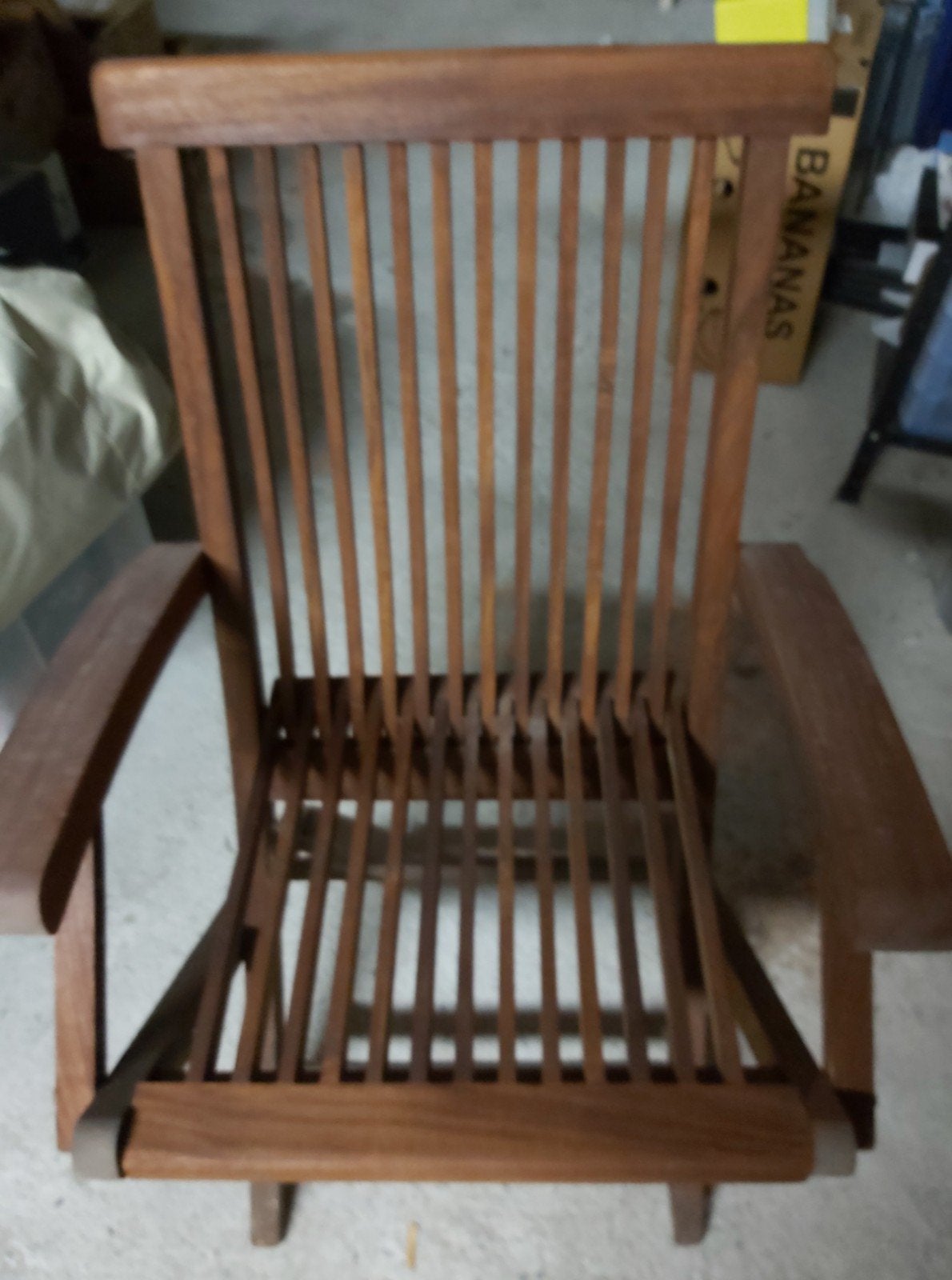 3 teakstoelen, 1met armleuning & 2zonder . Nieuw 100€ alles, Jardin & Terrasse, Enlèvement, Neuf, Bois, Pliant