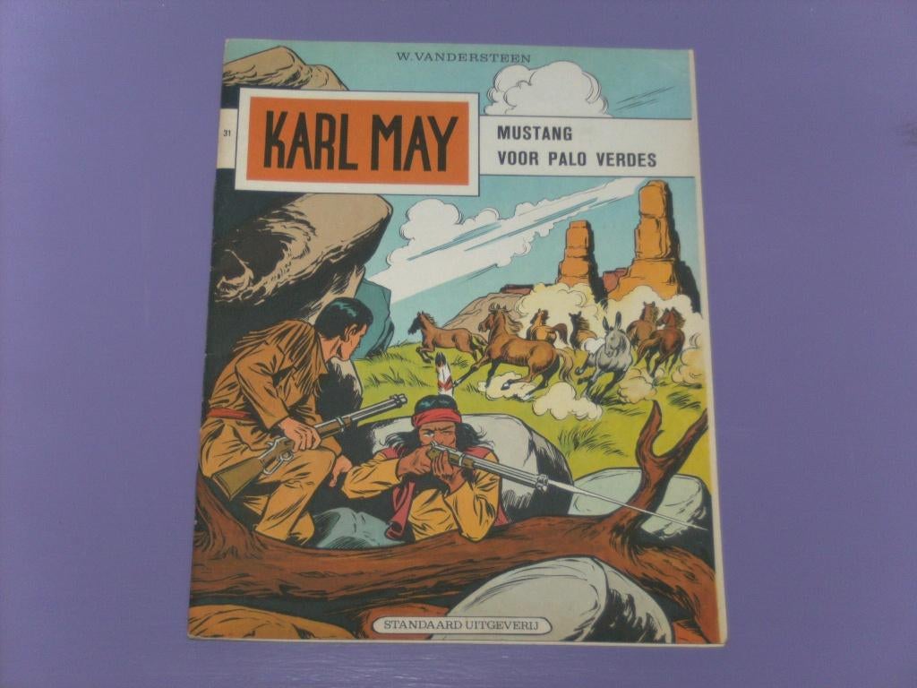 Oude strip: karl may. (eerste druk), Eén stripboek, Ophalen of Verzenden, Gelezen