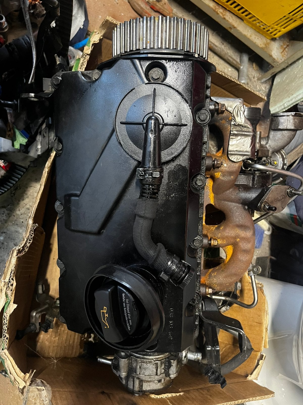 1.9 TDI Cilinderkop (BKC) + Originele & ARL Turbo (Revisie), Enlèvement, Utilisé, Audi