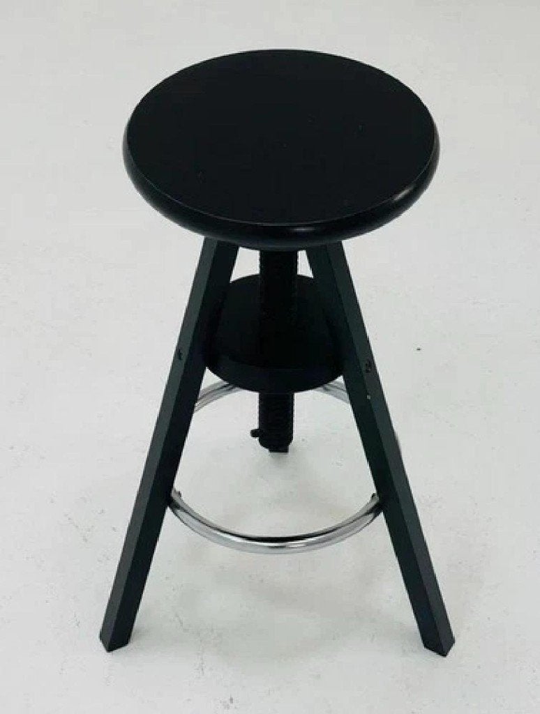 Tabouret vintage., Enlèvement, Réglable en hauteur, Comme neuf, Bois