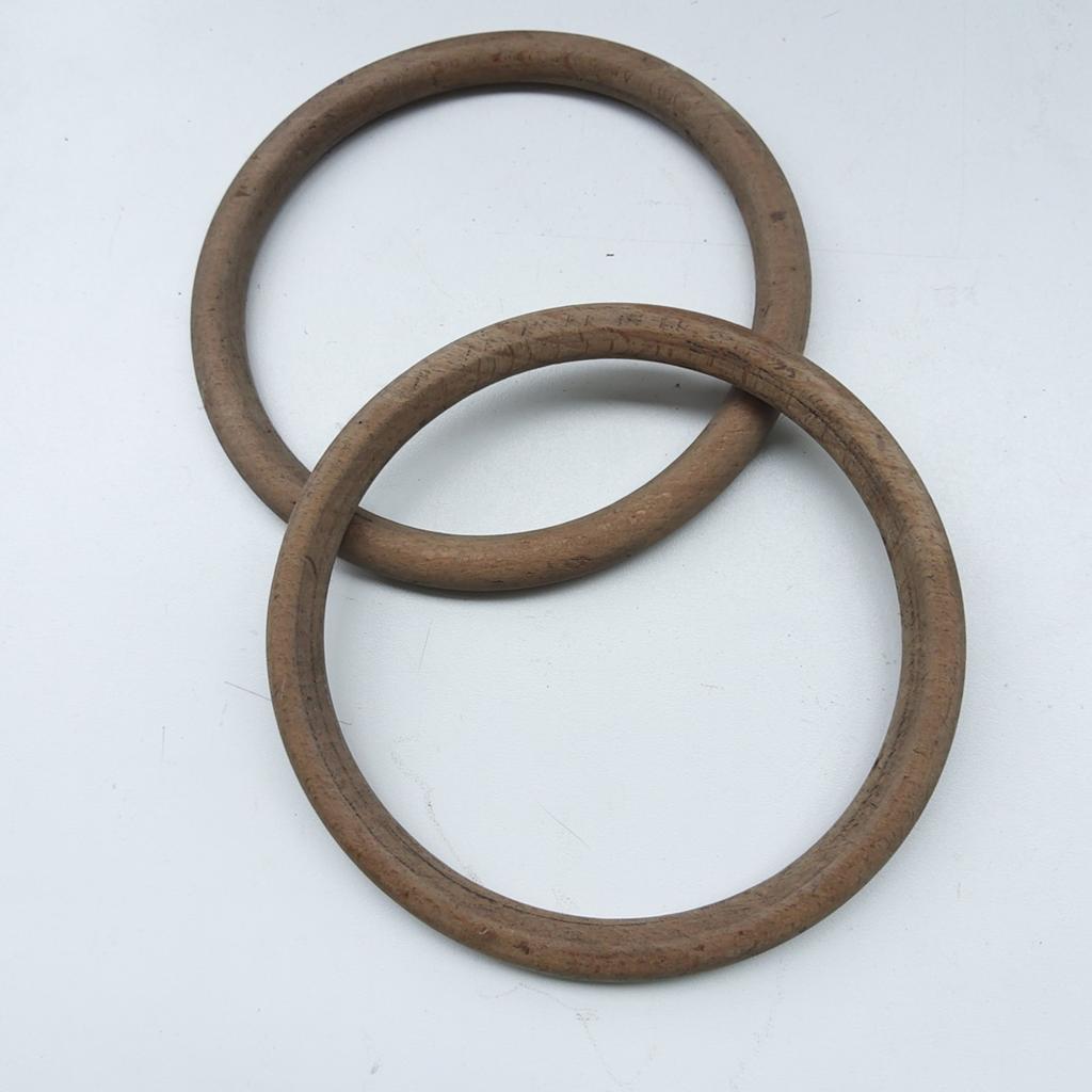 2 houten handtasgrepen voor DIY ontwerpen., Ophalen of Verzenden, Zo goed als nieuw