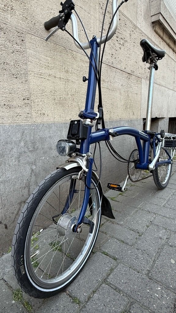 Brompton blue M6R dynamo 6 versnellingen, Fietsen en Brommers, Ophalen, Brompton, 14 tot 16 inch, Versnellingen