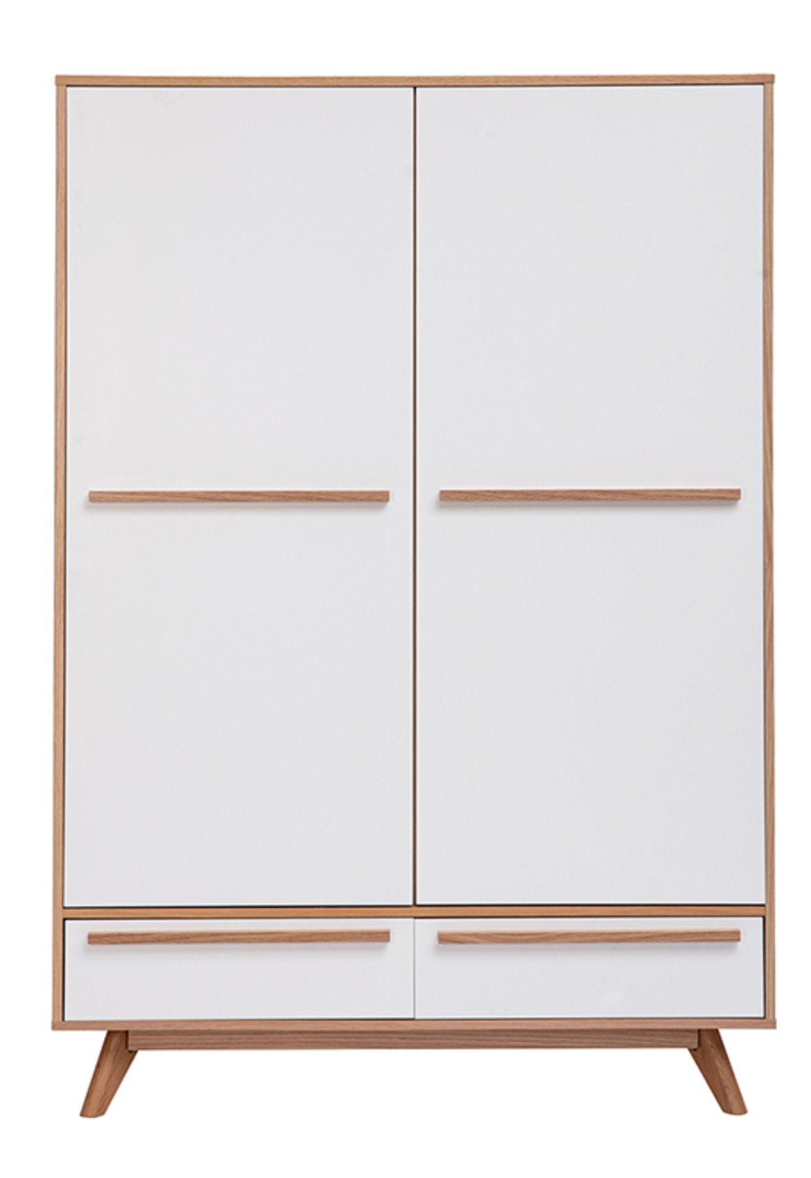 Armoire design avec penderie HELIA (Miliboo) - NEUF !, Ophalen, 100 tot 150 cm, Eikenhout, Nieuw