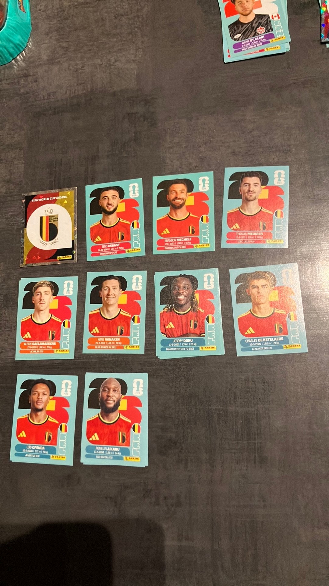 Panini stickers World Cup 2026 België, Ophalen of Verzenden, Nieuw