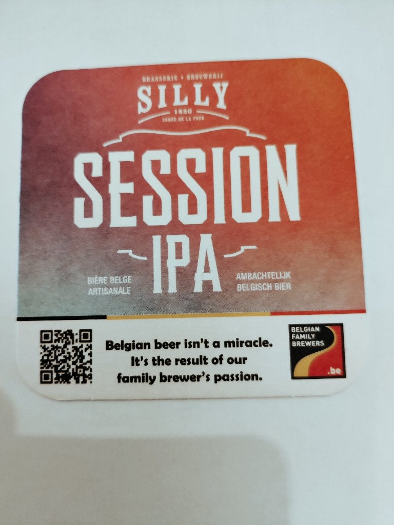 Bierviltje Silly, Ophalen of Verzenden, Zo goed als nieuw, Viltje(s), Overige merken
