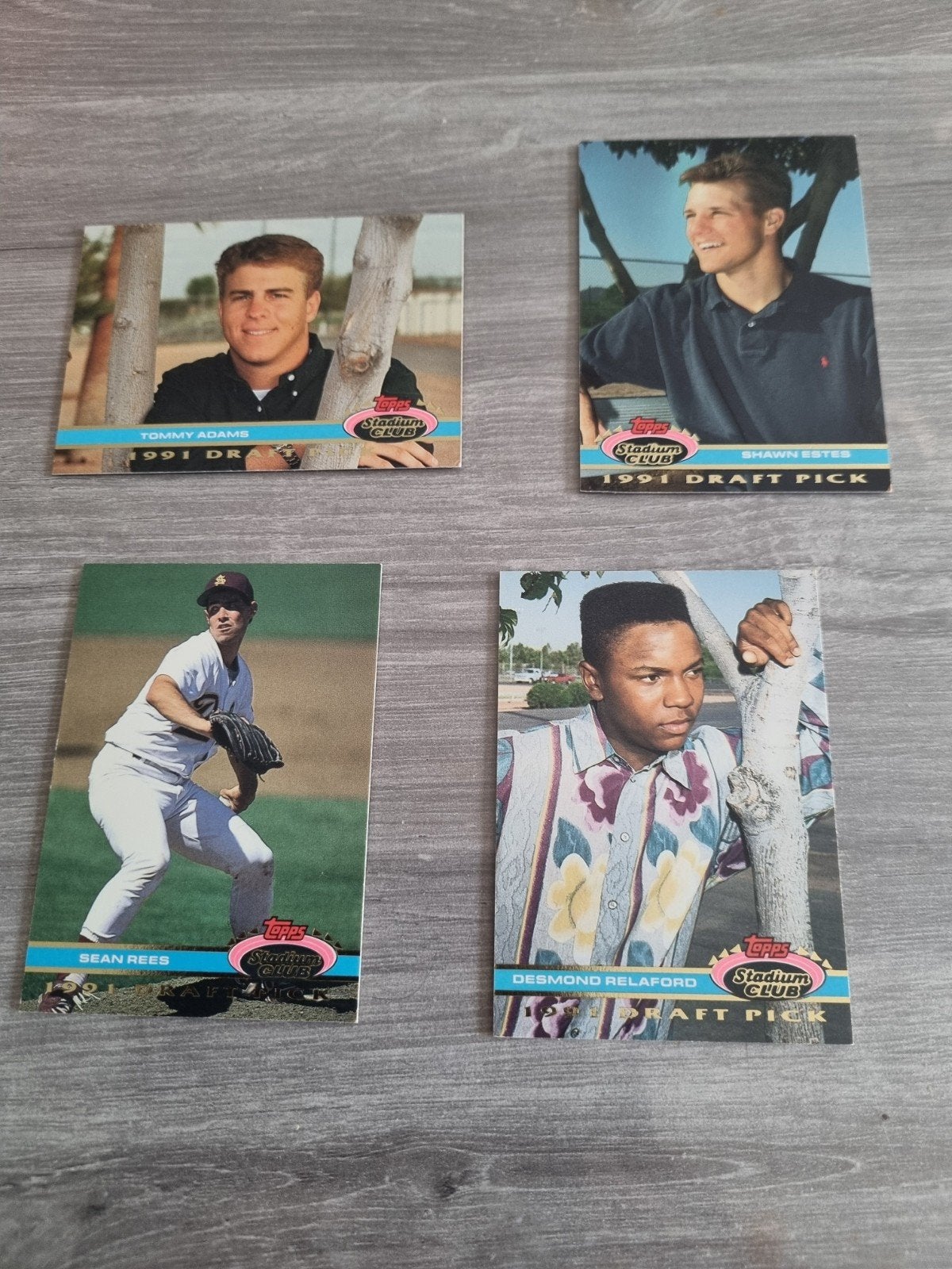 Baseball du Topps Stadium Club 1991, Enlèvement ou Envoi, Utilisé, Plusieurs images