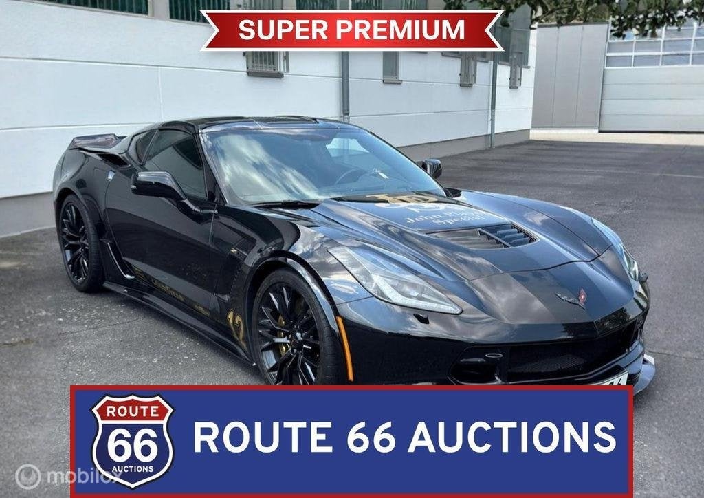 Chevrolet Corvette C7 Z06 | 2018 | Route 66 Auctions, Auto's, Chevrolet, Gebruikt, Zwart, Bedrijf, Overige carrosserie