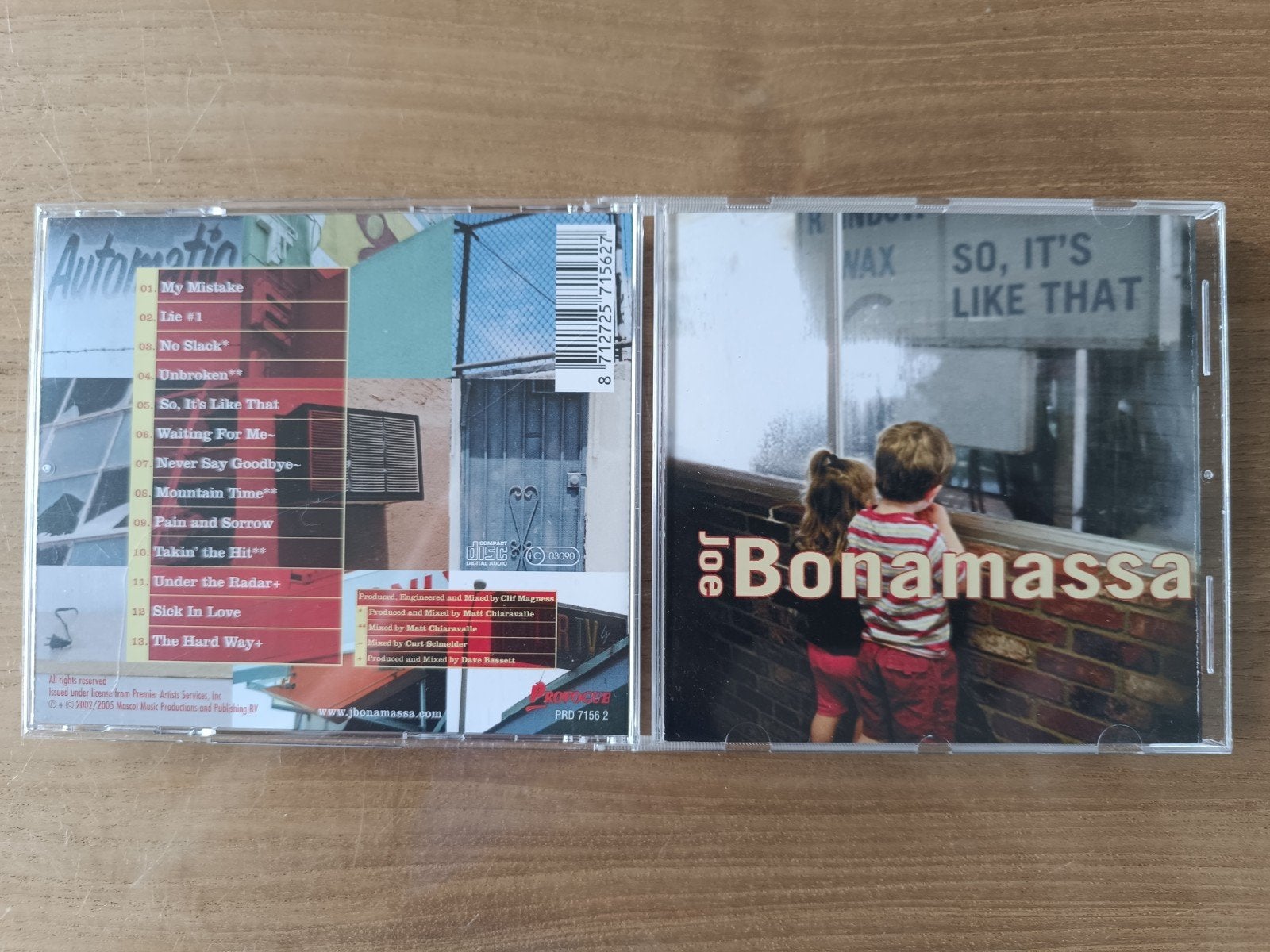 Joe Bonamassa - So, it's like that., Bluesrock, Ophalen of Verzenden, Zo goed als nieuw, Inclusief boekje