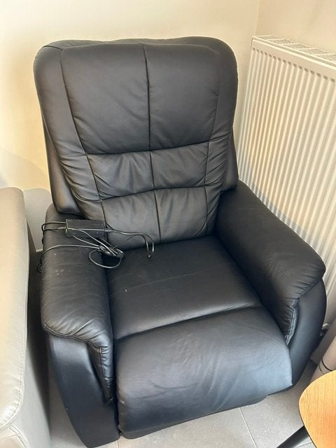 relaxzetel, Maison & Meubles, Fauteuils, Enlèvement, Comme neuf, Cuir