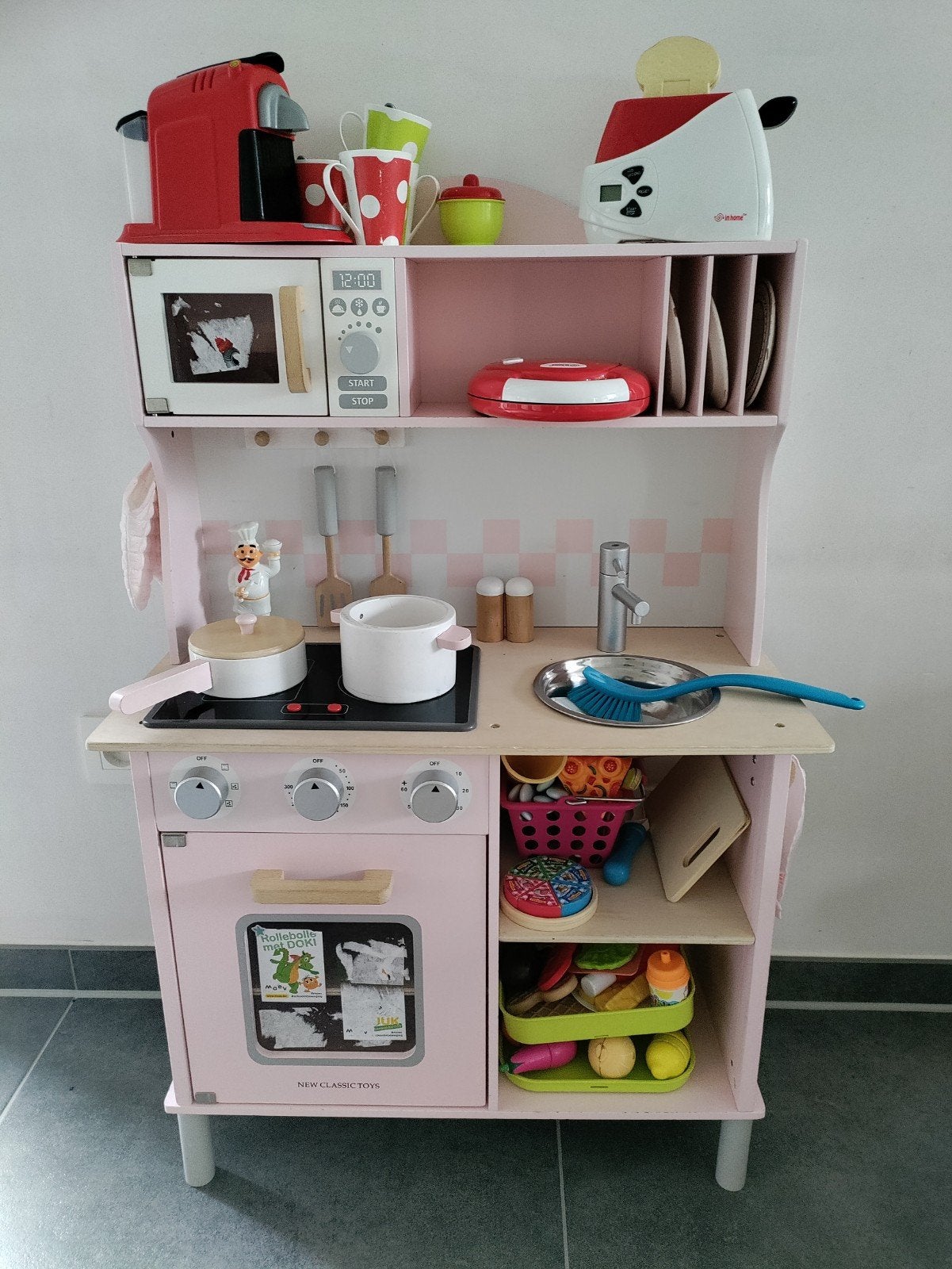 Speelkeuken incl. vele accessoires, Ophalen, Gebruikt, Hout, Speelkeuken