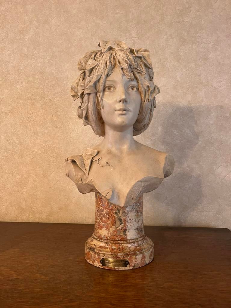 Kochendörfer Nymphe, Antiek en Kunst, Ophalen, Buste, 20 - 50 cm, Meerkleurig