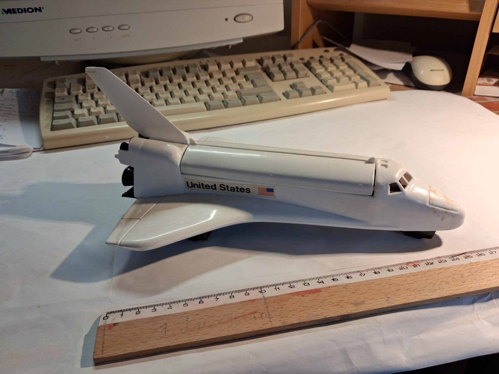 vintage pvc NASA space shuttle, Ophalen of Verzenden