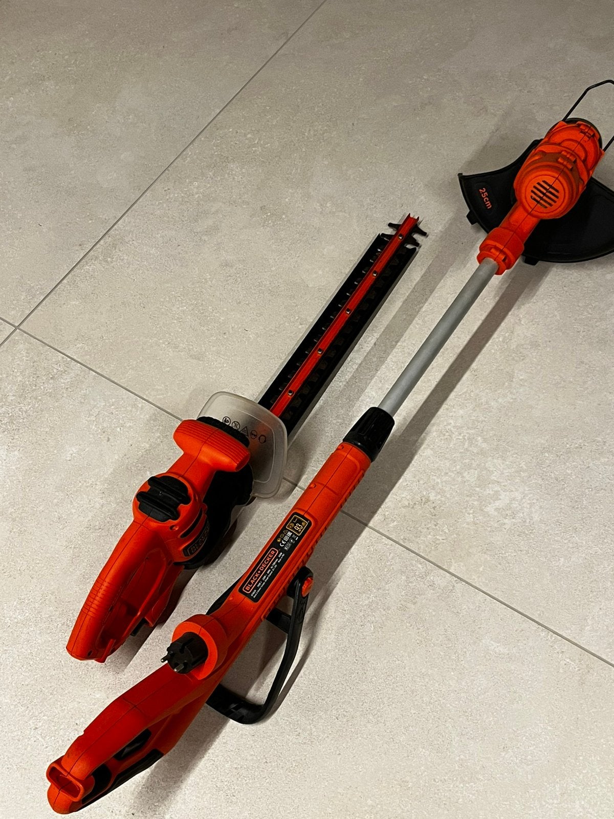 Set grastrimmer en heggenschaar Black+Decker, Ophalen, Gebruikt, Elektrisch