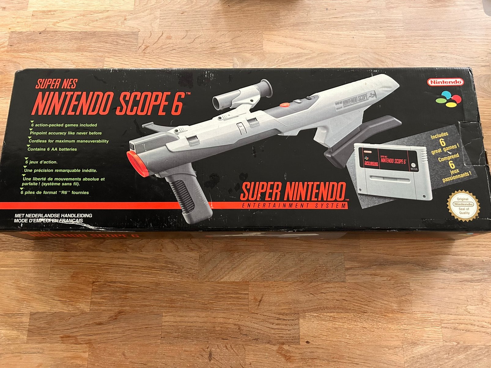 Super Nintendo Scope 6 CIB, Games en Spelcomputers, Ophalen of Verzenden, Zo goed als nieuw