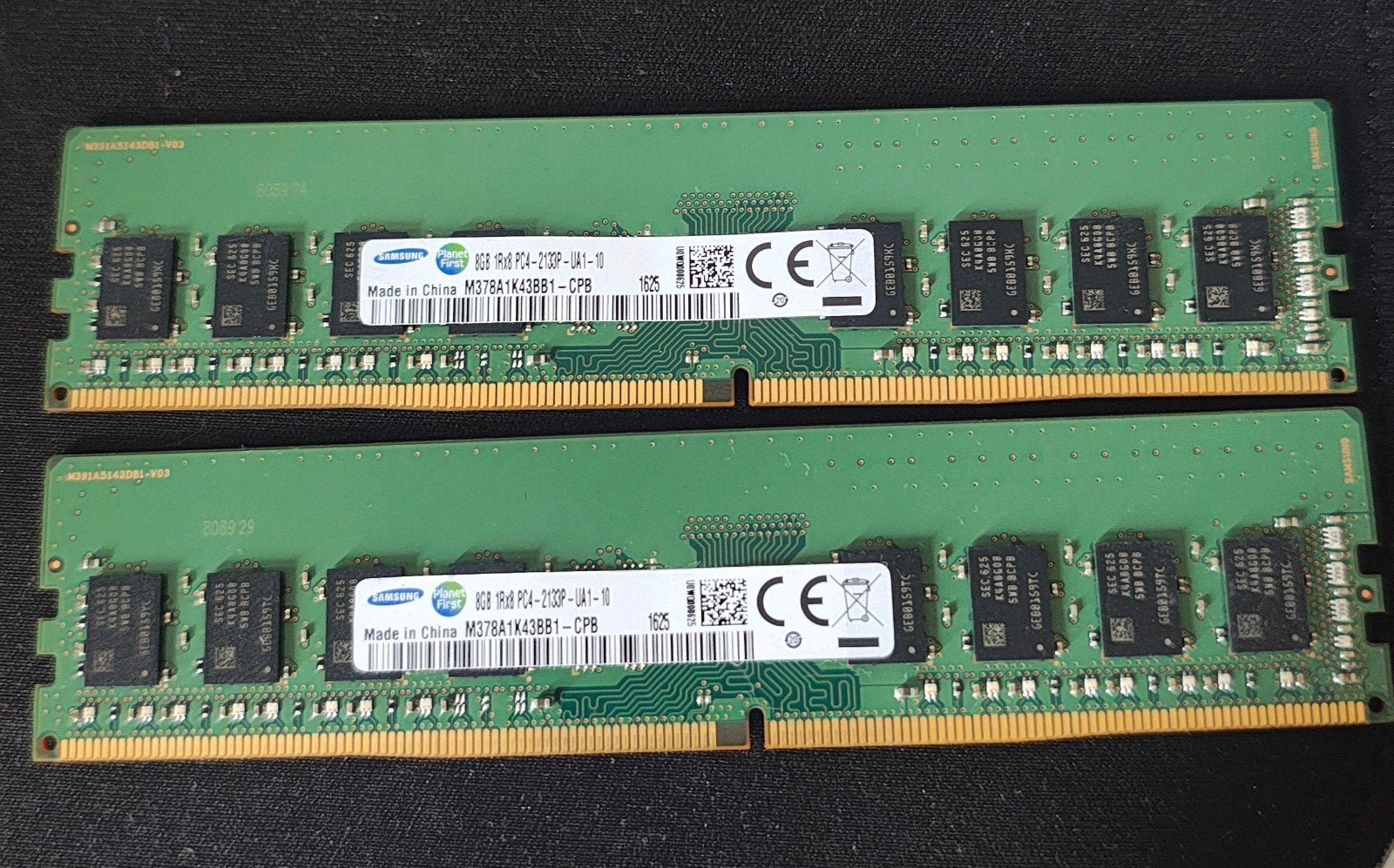 2x8go DDR4 2133mhz (16go), Computers en Software, RAM geheugen, Ophalen of Verzenden, DDR4