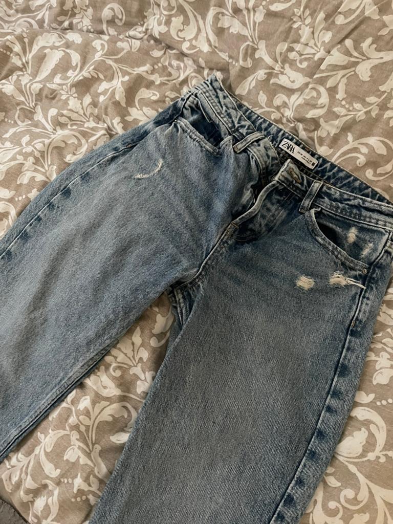 Zara jeans, Kleding | Dames, Spijkerbroeken en Jeans, Ophalen, Zo goed als nieuw