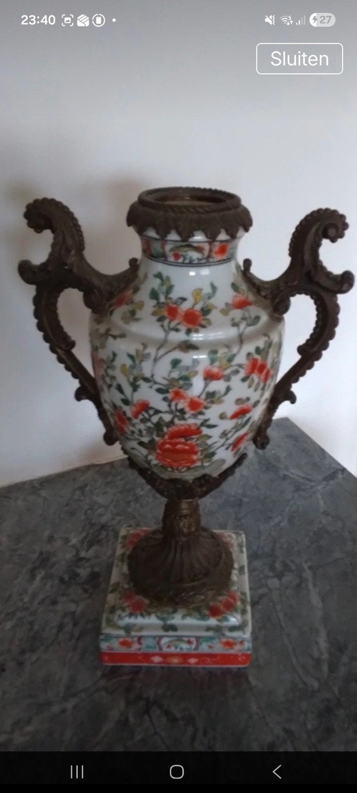 Zeer zeldzame chinese vaas, Ophalen of Verzenden