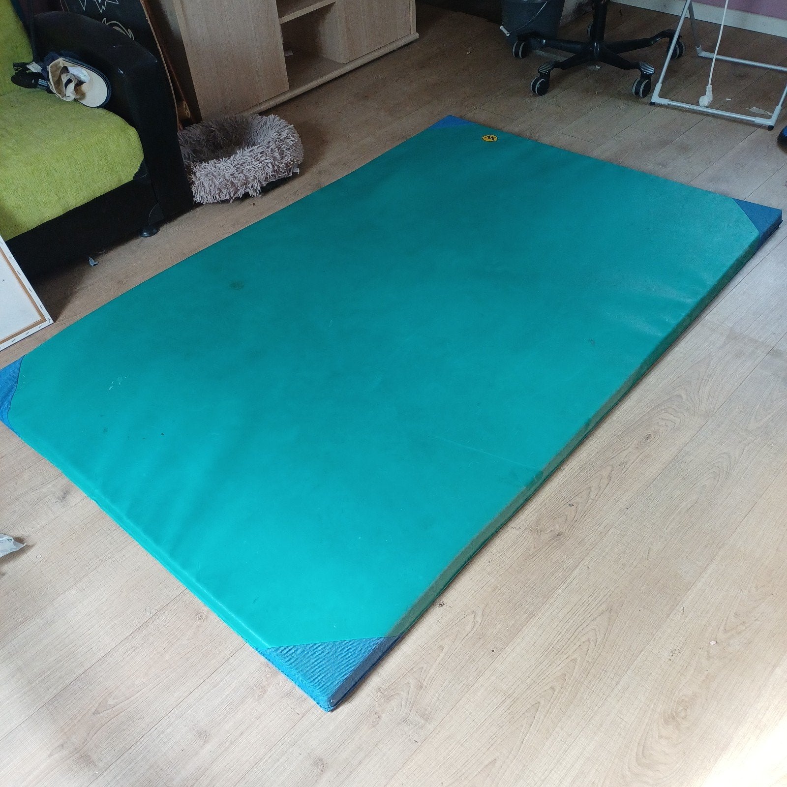 wesco mat, Sport en Fitness, Ophalen, Gebruikt, Groen, Materiaal