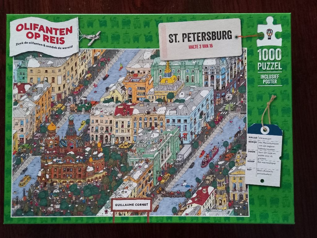 puzzel 1000 stuks, Enlèvement ou Envoi, 500 à 1500 pièces, Comme neuf, Puzzle