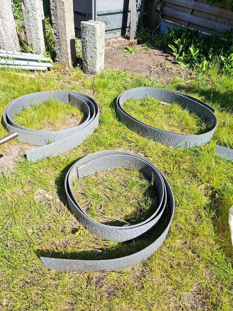 Tuinrand / gazonrand / afboording / ecolat - 22m, Ophalen, Kunststof, Gebruikt, 200 cm of meer