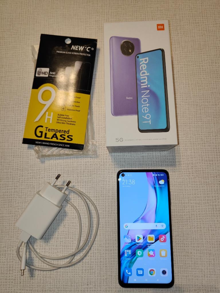 Smartphone Xiaomi Redmi Note 9T 5G 4/64GB, Telecommunicatie, Ophalen of Verzenden, Zo goed als nieuw, Klassiek of Candybar, Zonder simlock
