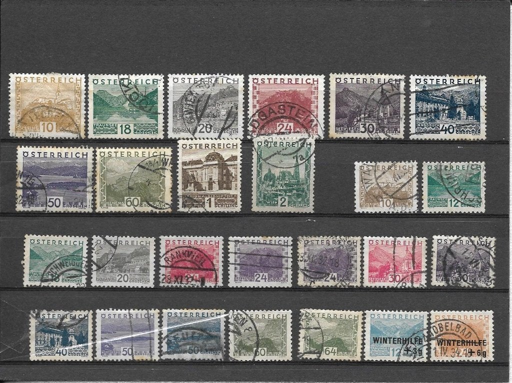 postzegels oostenrijk, Ophalen