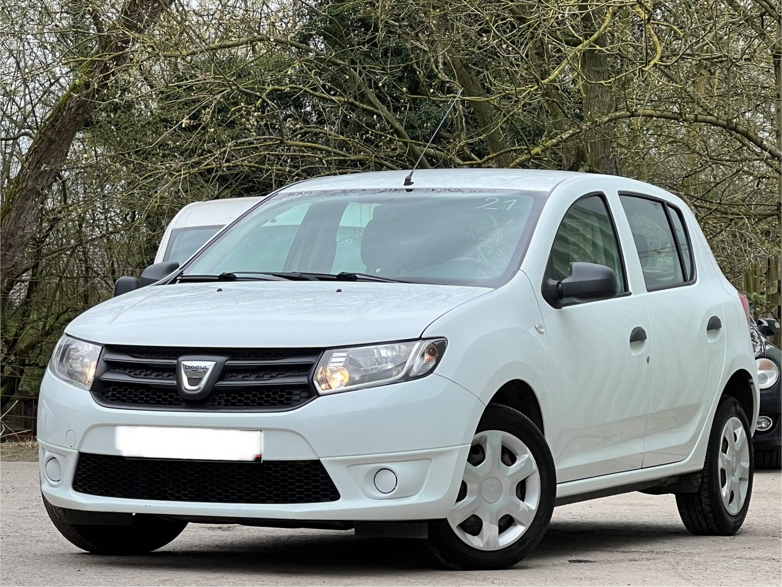 Dacia Sander 1.2i/ Euro5/ Clim/ 1e eigenaar, Auto's, Voorwielaandrijving, Euro 5, Stof, Zwart