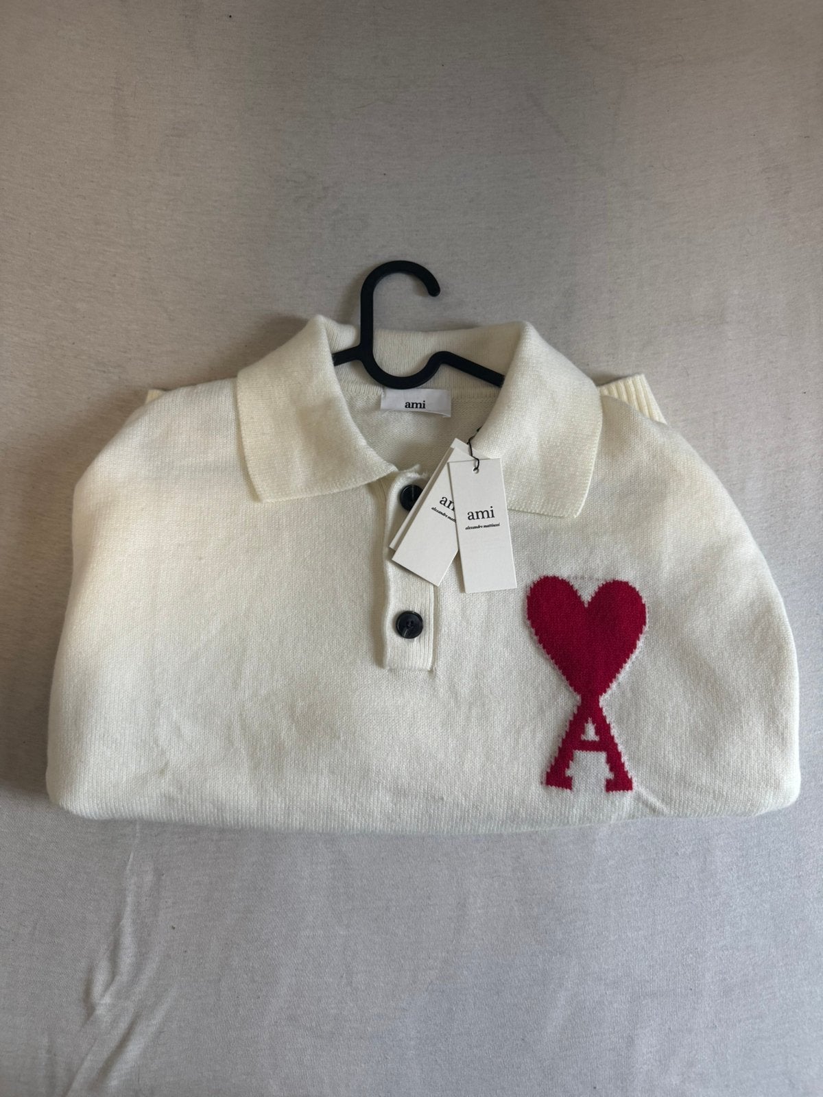 Ami Trui(Wit), Kleding | Heren, Truien en Vesten, Verzenden, Zo goed als nieuw, Maat 48/50 (M), Wit