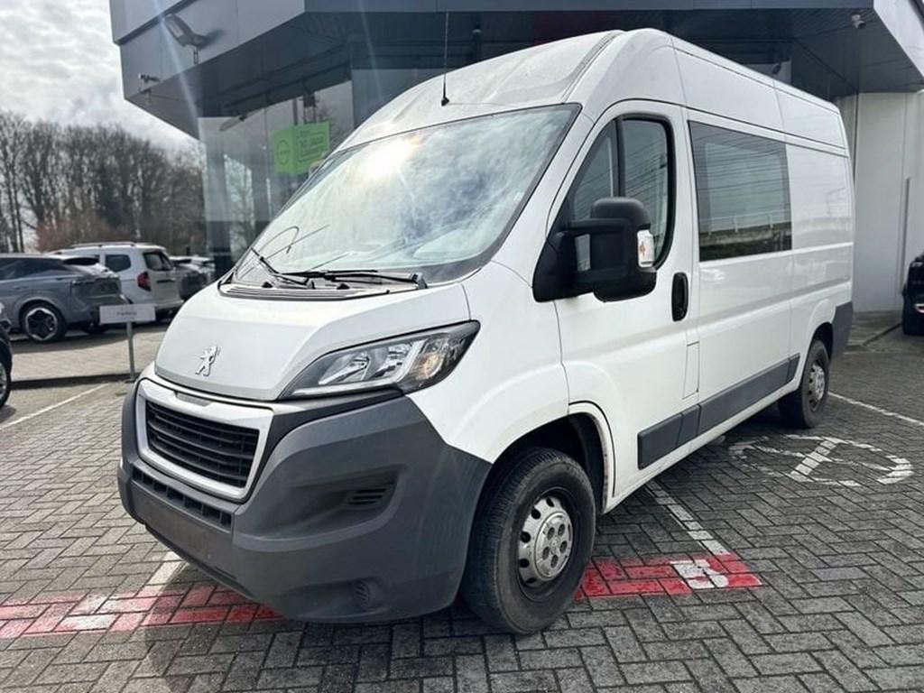Peugeot Boxer FT L2H2 333 BlueHDI S/S Premium, Auto's, Wit, 130 pk, Overige carrosserie, Te koop