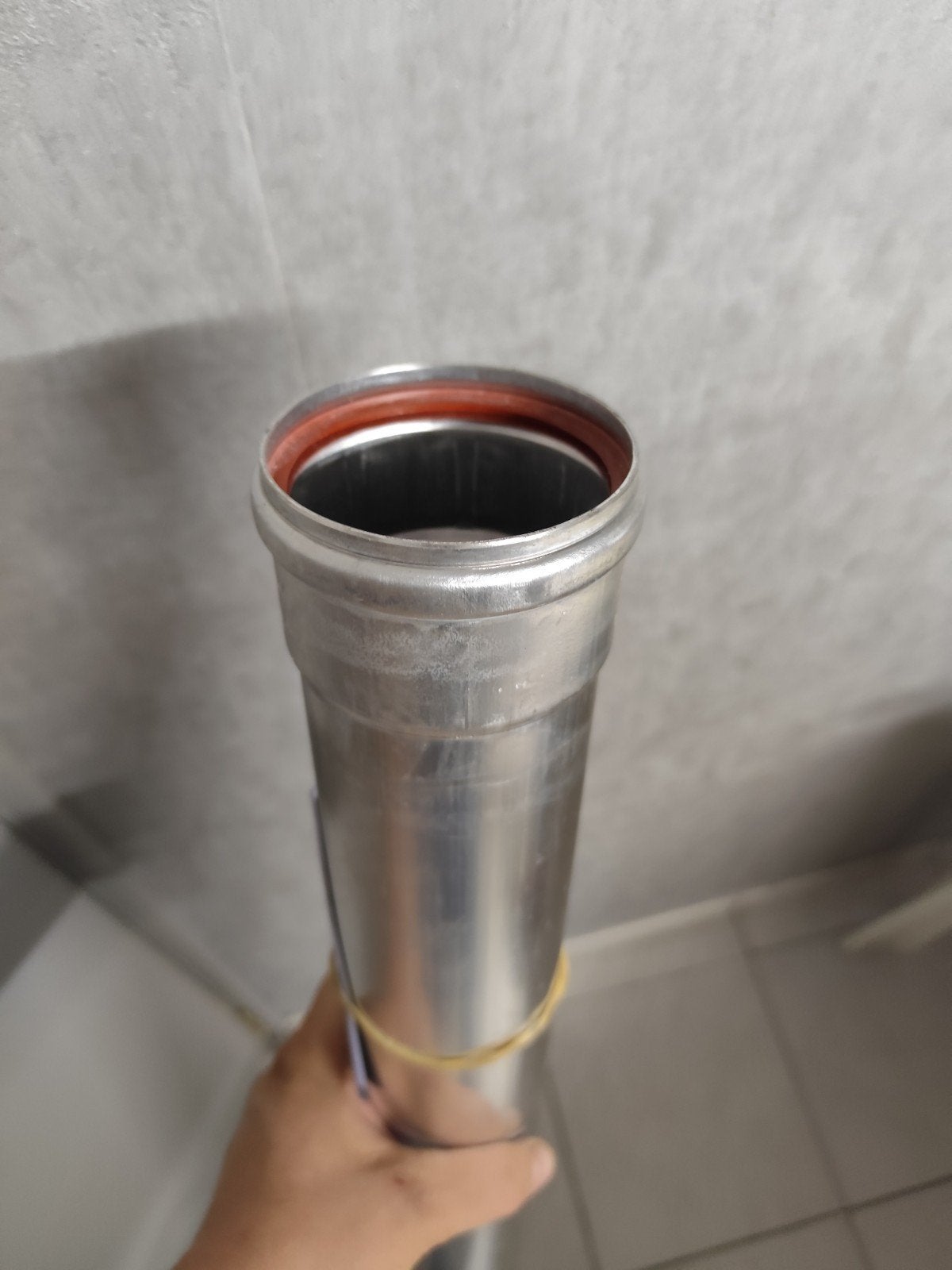 Ubbink alu buis 80mm lucht aanvoer afvoer, Doe-het-zelf en Bouw, Ophalen, Nieuw, Onderdeel