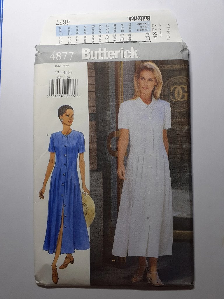 Naaipatroon Butterick 4877 VINTAGE, Hobby en Vrije tijd, Kledingpatronen, Overige merken, Overige typen, Vrouw, Ophalen of Verzenden
