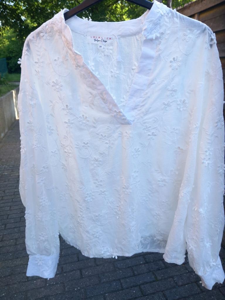 Bloesje maat 38, Wit, Nieuw, Lolaliza, Ophalen