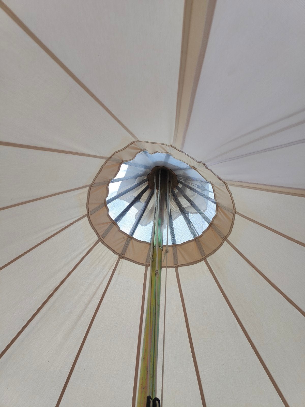 Tipi en coton nordique, diamètre 5 m, Enlèvement, Comme neuf