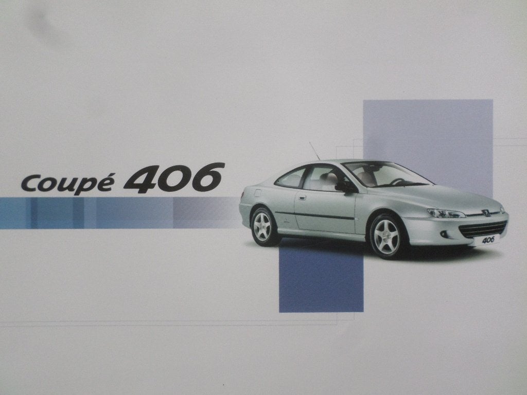Brochure de la Peugeot 406 Coupé 2003, Enlèvement ou Envoi, Peugeot