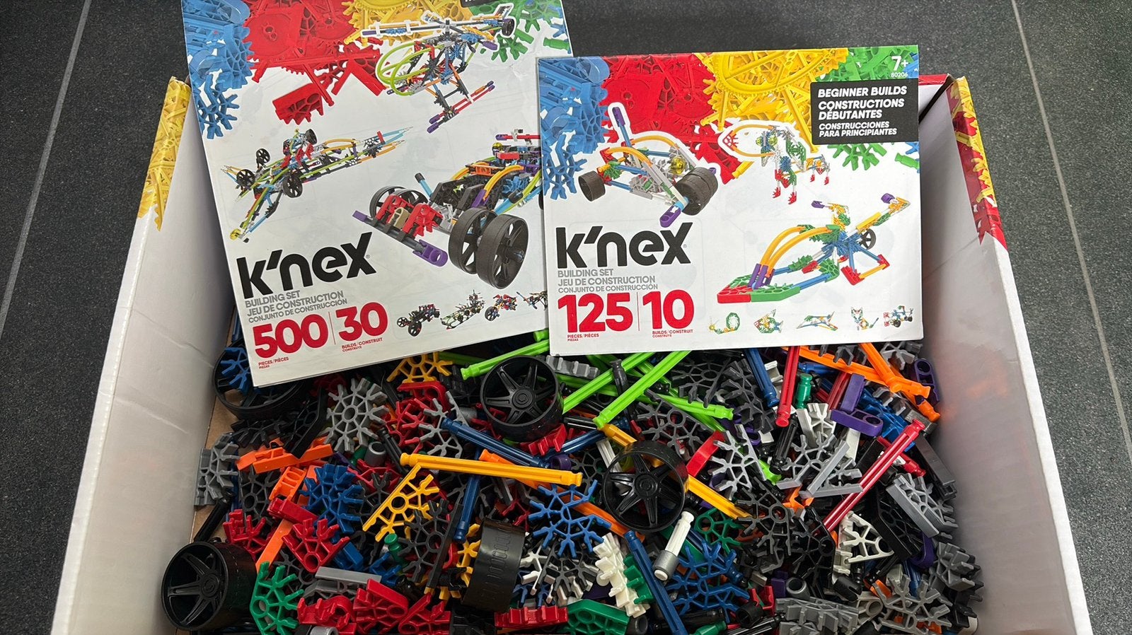 Kit de construction K'nex 500+125 pièces, Enlèvement ou Envoi, Utilisé, K'nex