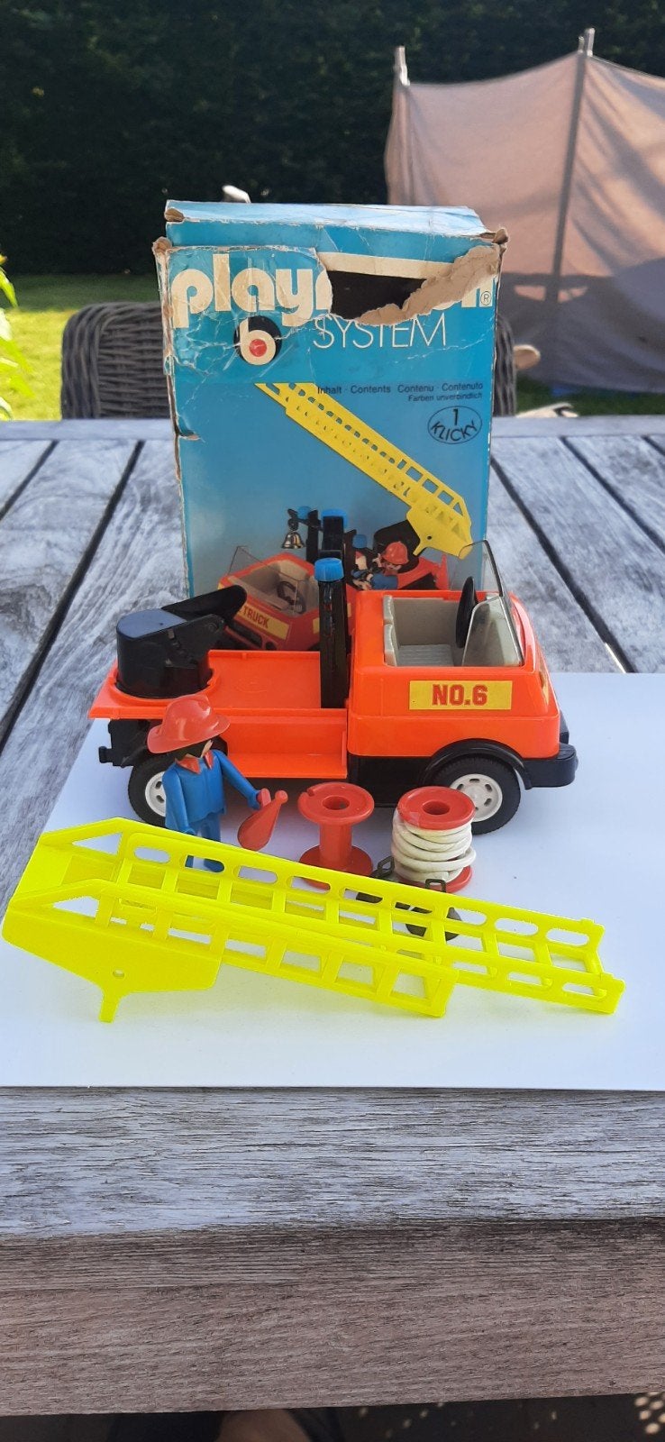 Playmobil- 3236 Brandweerwagen (1978), Ophalen of Verzenden