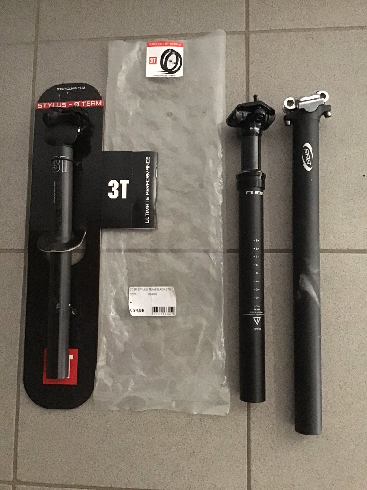 Zadelbuizen divers, Vélos & Vélomoteurs, Vélos Pièces, Enlèvement ou Envoi, Comme neuf, Carbone