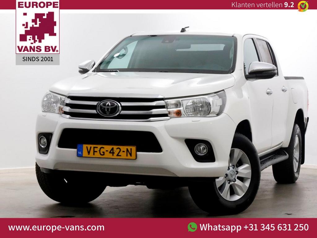 Toyota HiLux 2.4 D-4D-F 150pk E6 4WD 4x4 Double Cab Automaat, Automaat, Wit, Bedrijf, Diesel