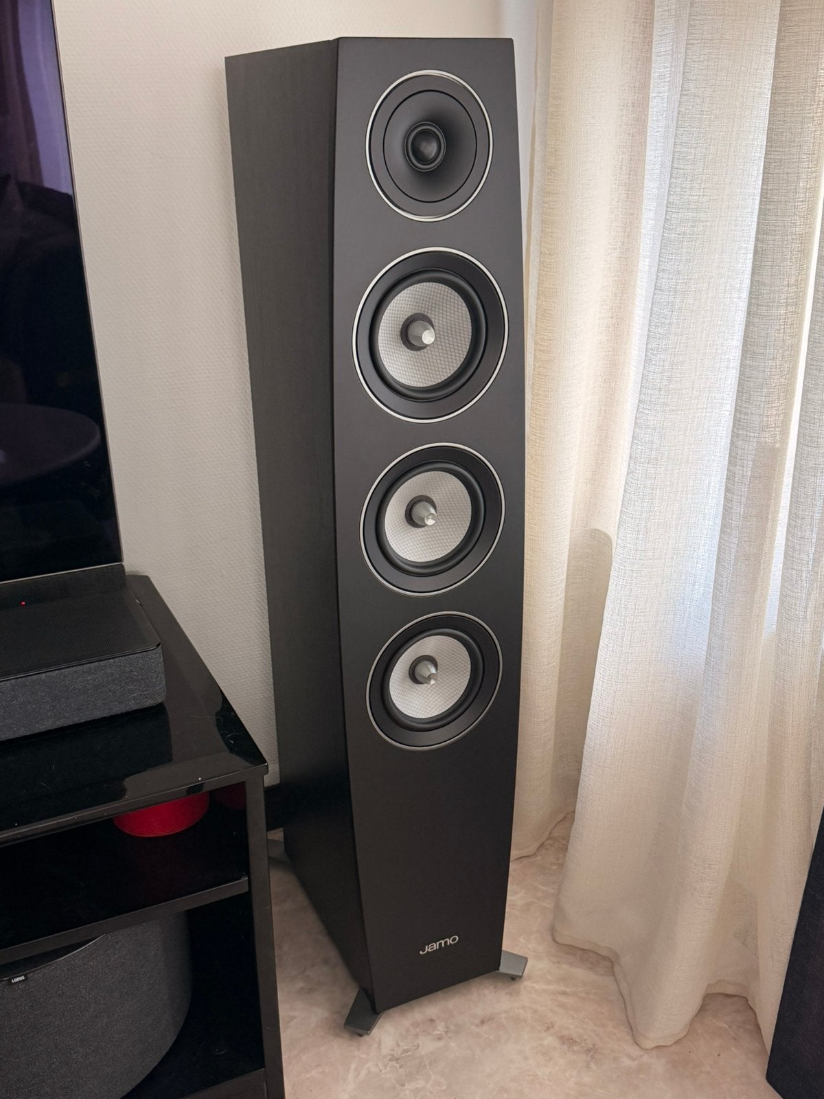 1 enceinte colonne JAMO, Ophalen, Nieuw, Front, Rear of Stereo speakers, Jamo