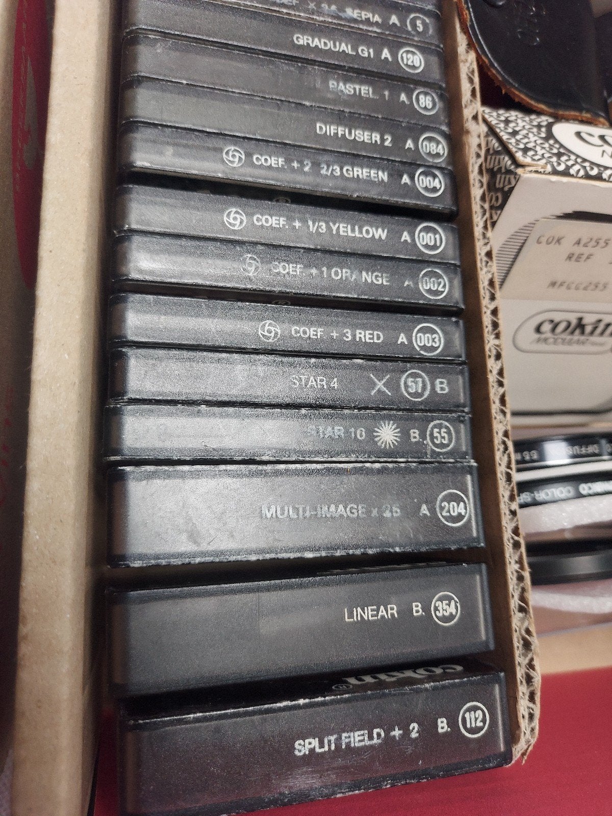 Gros lot de filtres photo vintage COKIN (Plus de 40 pièces), Enlèvement ou Envoi, Cokin