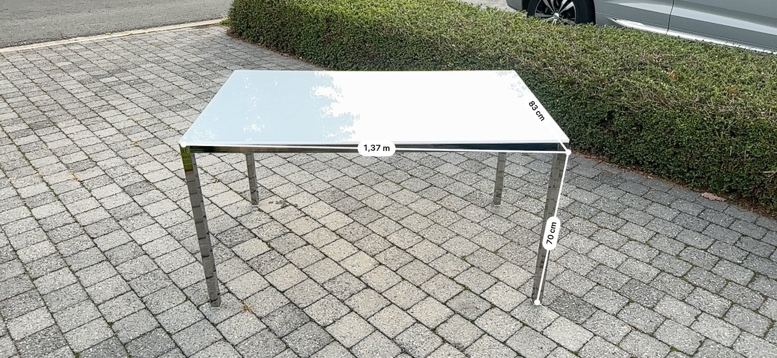 Table en verre Ikea, Maison & Meubles, Enlèvement, Comme neuf