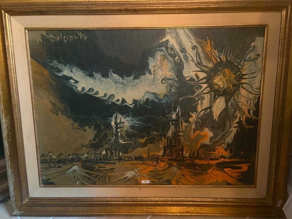 Charles Delporte - Huile sur toile, Antiquités & Art, Enlèvement, Toile