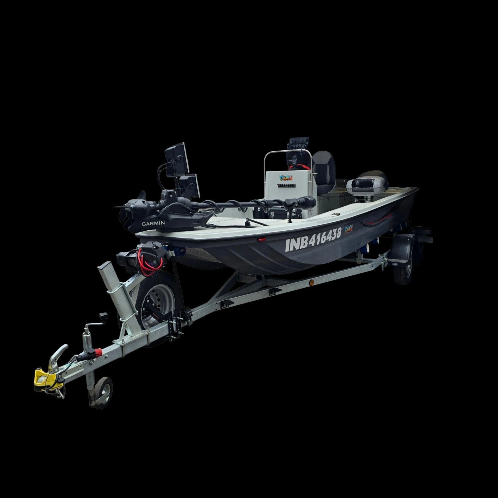 Hiros HY5.0FISH Console et électronique Garmin, Enlèvement, Essence
